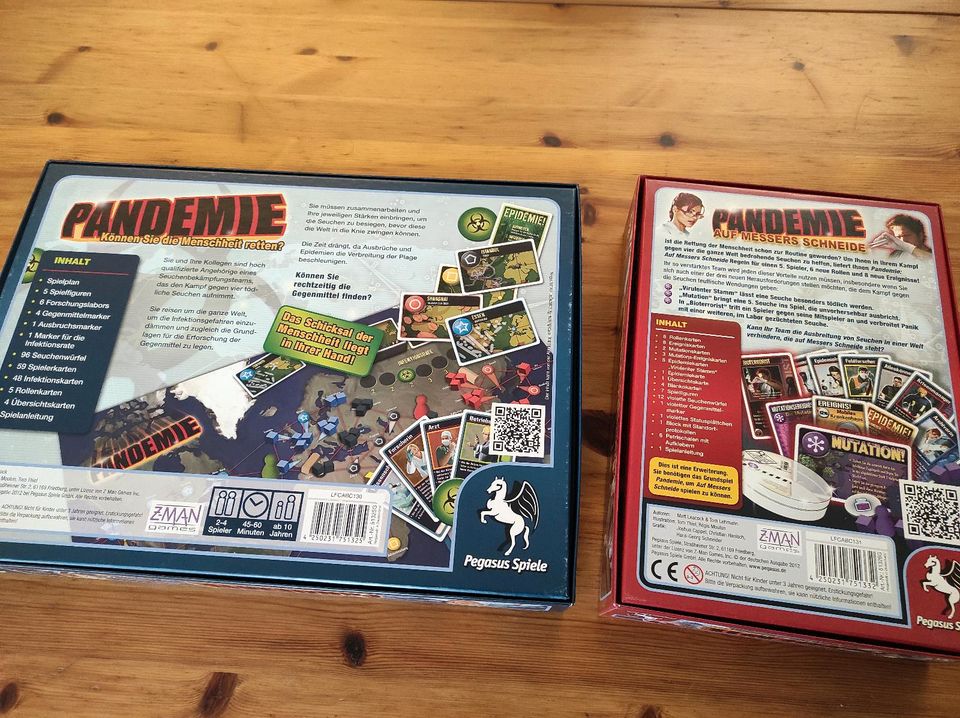 Pandemie + Erweiterung (Brettspiel) in Herne