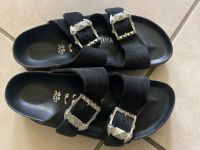 Traum Birkenstock Arizona schwarz Wildleder RAR Nieten-Schnalle Frankfurt am Main - Bornheim Vorschau