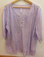 Bluse lila batik 48 Nordrhein-Westfalen - Gescher Vorschau