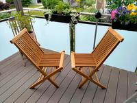 Balkon/ Garten-Stühle, klappbar zu verkaufen Bayern - Laufen Vorschau