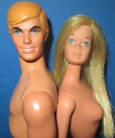 alte Vintage Mattel Malibu Stacey Face Barbie & Ken 1970er Jahre Niedersachsen - Großenkneten Vorschau