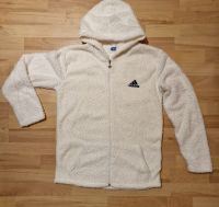 weißer flauschige Kapuzenjacke von Adidas mit Kapuze - Gr. L Kreis Pinneberg - Elmshorn Vorschau