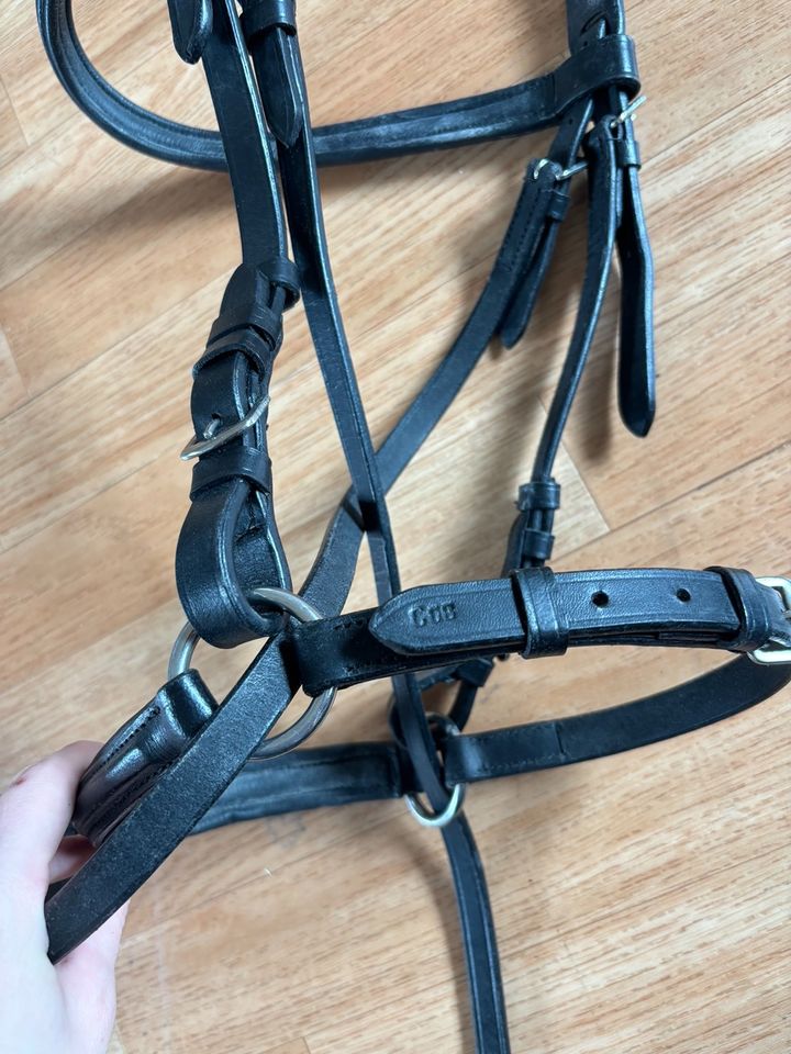 Trense Gebisslos Sidepull bitless bridle schwarz Vb Cob in Köln