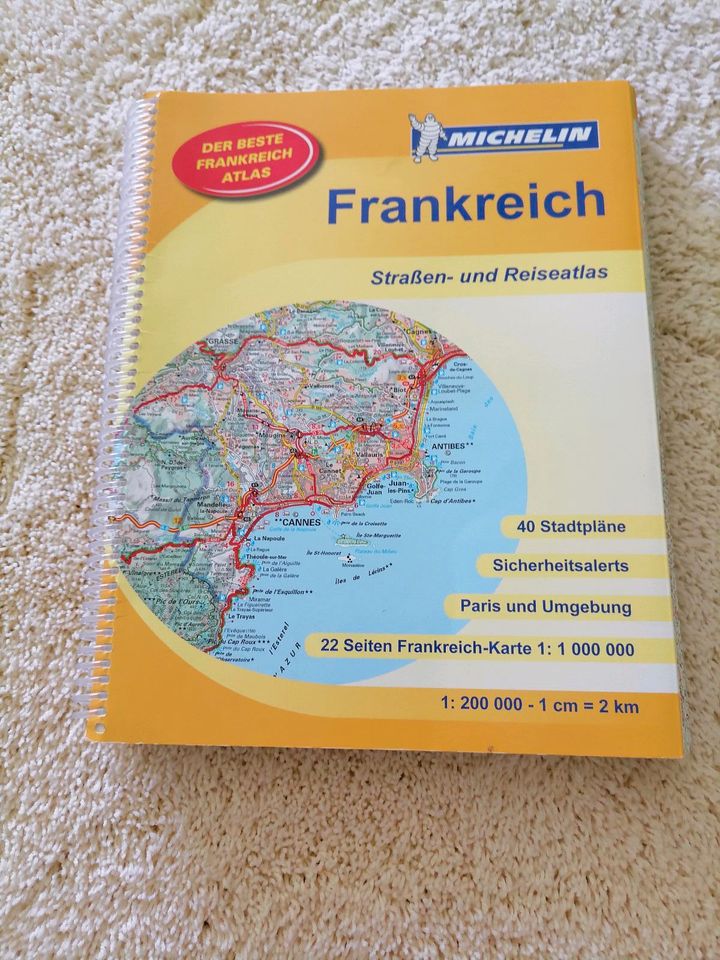 Frankreich, Straßen- und Reiseatlas in Kempten