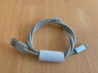 USB Lightning Kabel MFI mit LED Rot Grün Silber umflochten 1 m Berlin - Treptow Vorschau