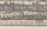 Ansicht der Stadt Köln im Jahre 1531 nach Holzschnitt des Anton W Köln - Junkersdorf Vorschau
