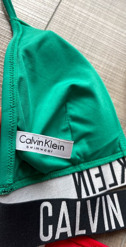 Calvin Klein Bikini XS/S rot grün in Oldenburg