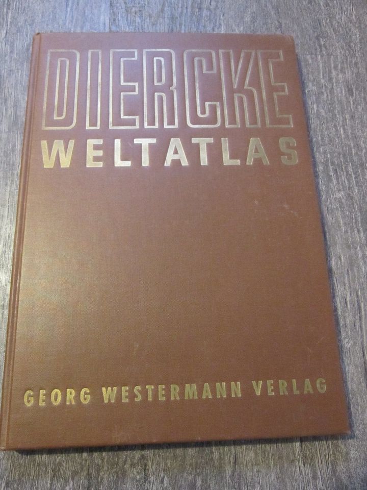 Diercke, Weltatlas von 1974 in Dautphetal