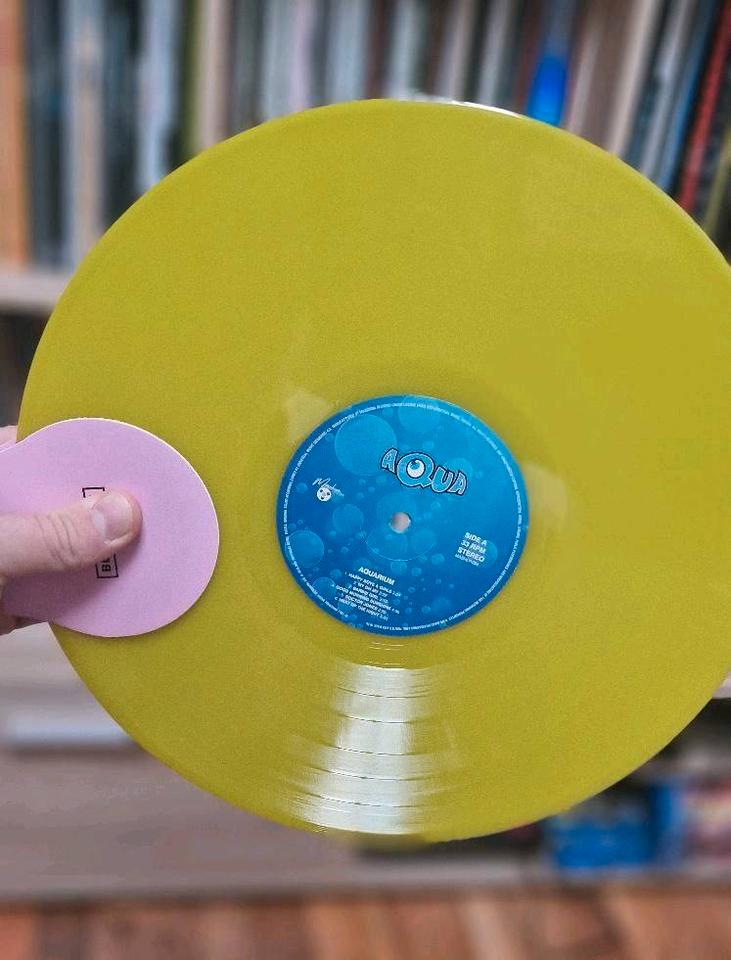 Aqua-Aquarium naughty yellow vinyl machina records exclusive in Frankfurt am Main
