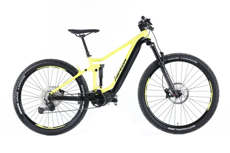 Merida eONE-FORTY 500 EP1 - 2021 - 42 cm (M) | nur 621 km | Shimano EP8 (85 Nm) 630 Wh | UVP 4.799 € | 1 Jahr Garantie | E Bike Fully E-Mountainbike in Ottobrunn
