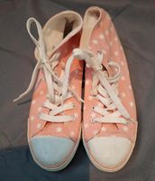 Stoffschuhe Leinenschuhe wie Chucks Gr. 39 rosa Sternchen Niedersachsen - Lastrup Vorschau