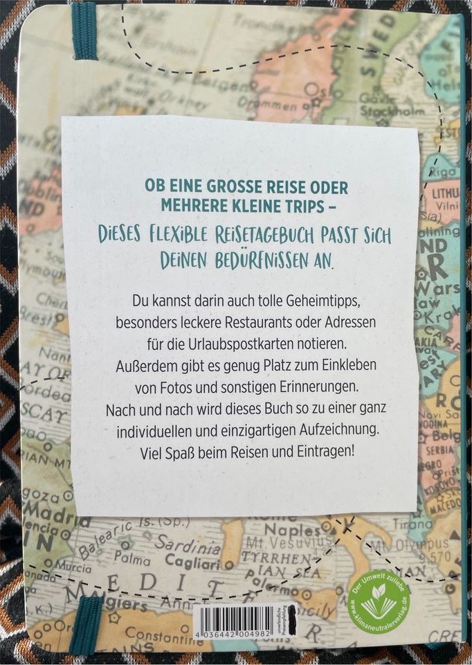 Reisetagebuch (Landkarte) Groh Verlag in Chemnitz