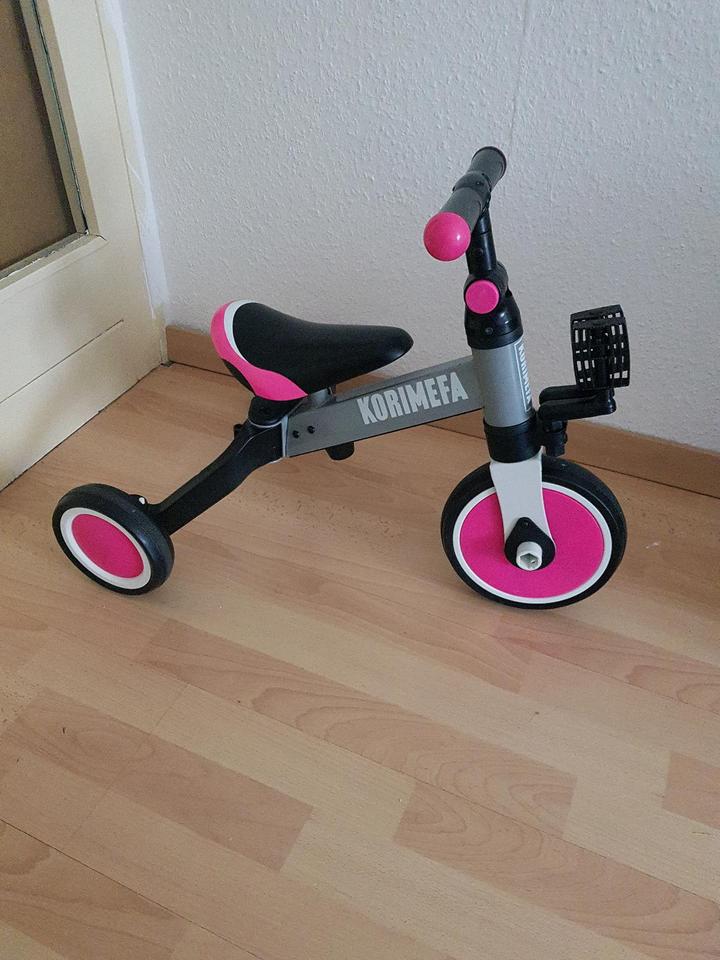 KORIMEFA 4 in 1 Fahrrad, Laufrad, Dreirad, Zweirad mit Pedalen in Berlin