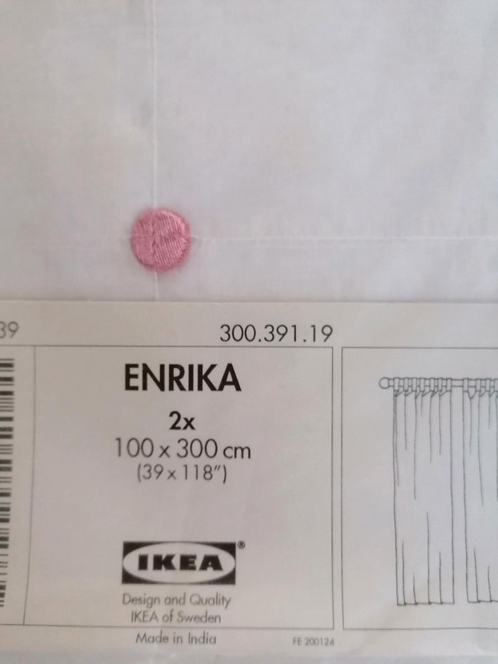 4 Gardinen Ikea NEU Enrika 100 x 300 in Leipzig