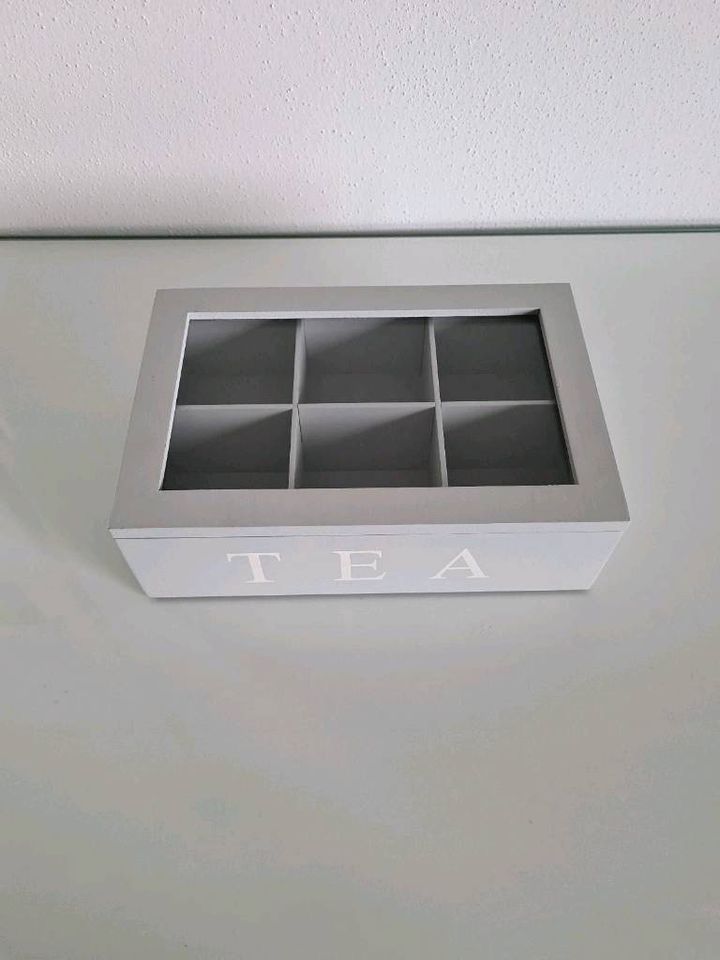 Teebox in Grau in Teisnach