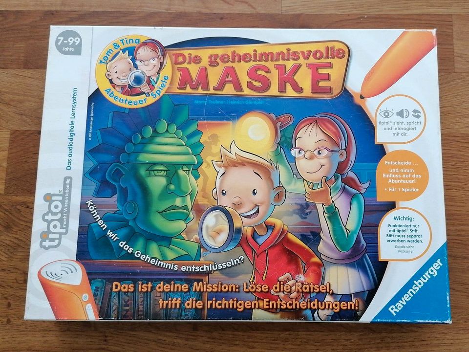 Tiptoi Spiel die geheimnisvolle Maske 3D Ravensburger in Pfaffenhofen a. d. Roth