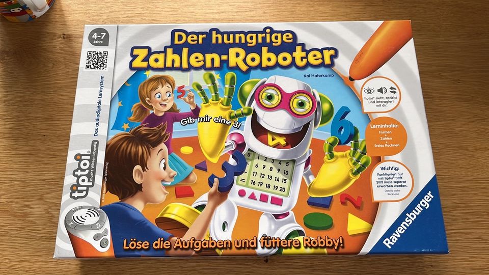 Tiptoi „Der hungrige Zahlenroboter“ - neuwertig in Eberbach