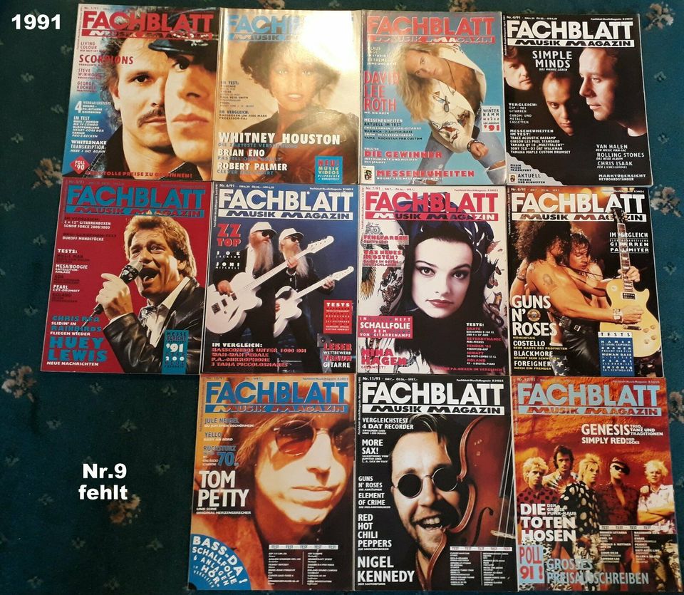 FACHBLATT MUSIKMAGAZIN, 1981 - 1996 (Top Zustand) in Kulmbach