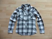 H&M Damen Bluse Gr. S weiß schwarz kariert Niedersachsen - Sande Vorschau
