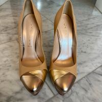 Casadei sexy High Heels hellbraun und Spitze in Gold/Kupfer in Gr Brandenburg - Falkensee Vorschau