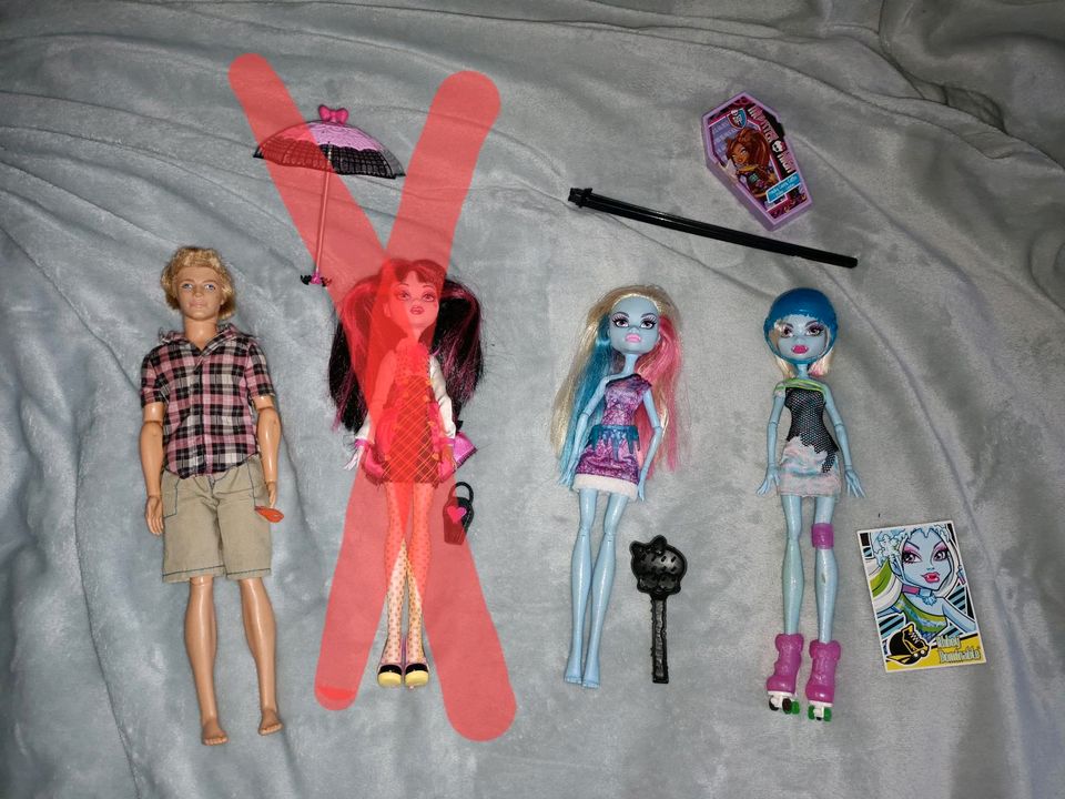 Monster High Puppen & Ken Puppe in Hettstedt