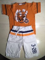 SET Badehose mit T-Shirt passend orange/weiss Gr 134/140 Brandenburg - Oranienburg Vorschau