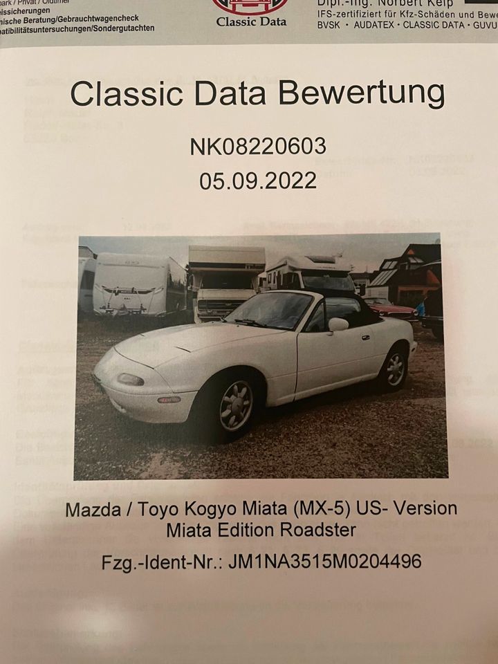 Mazda MX-5 NA Miata in Bonn