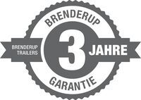 Brenderup 3251 SUB 750 kg Hochlader mit Tempo 100 + Gitteraufsatz in Edling