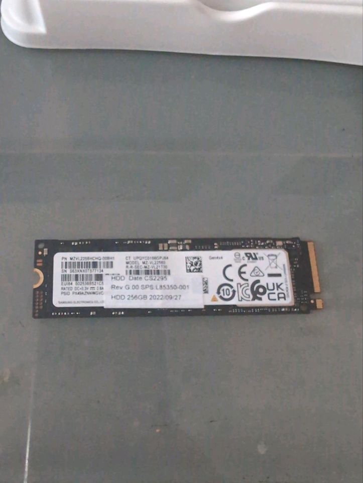 Samsung SSD M2 256GB in Düsseldorf