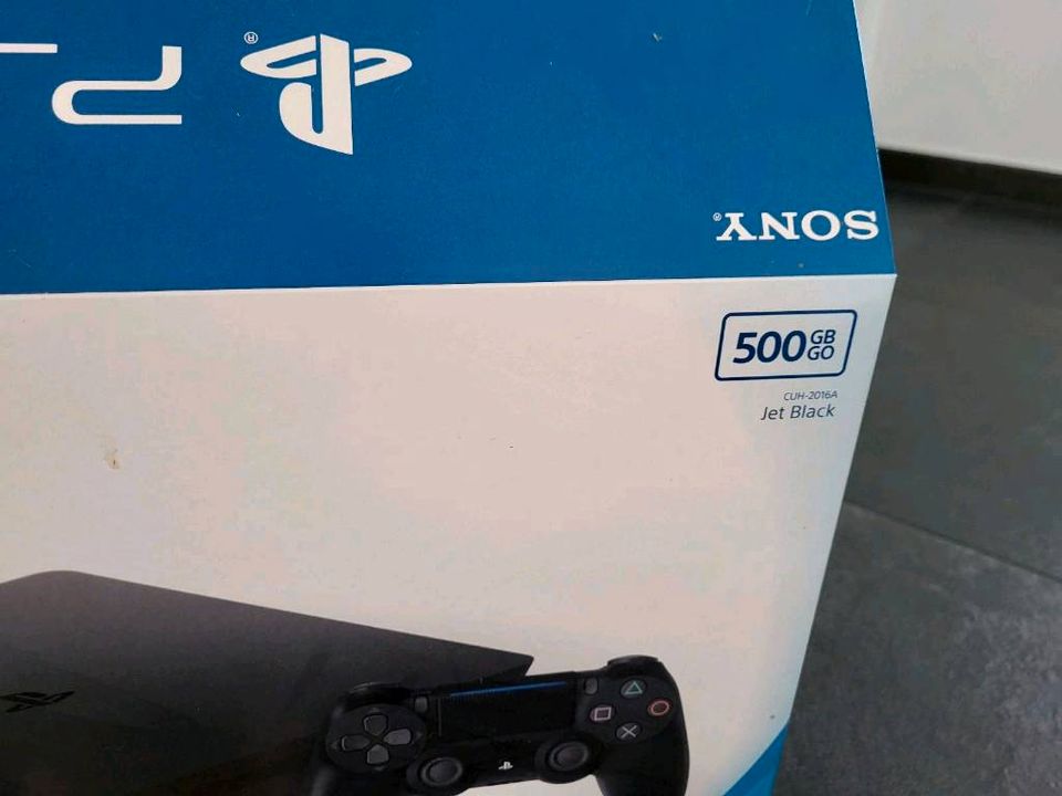 Playstation 4, PS4  mit Zubehör in Erlensee
