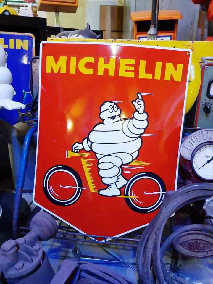 Michelin Emailschilder 60cm Retro Werbung Reklame Moped Garage in Mülheim (Ruhr)