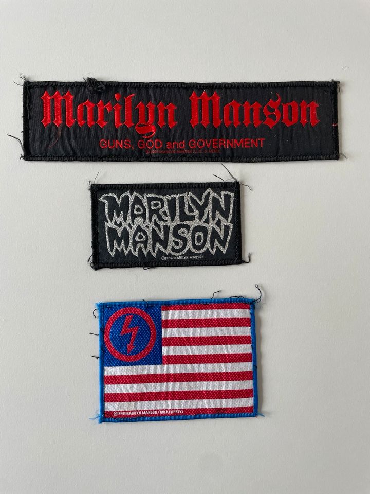 Marilyn Manson, diverse Patches in Bielefeld