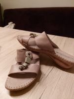 Pantolette Damen "COMFINO" Leder, neu – Farbe stein Sachsen - Radebeul Vorschau