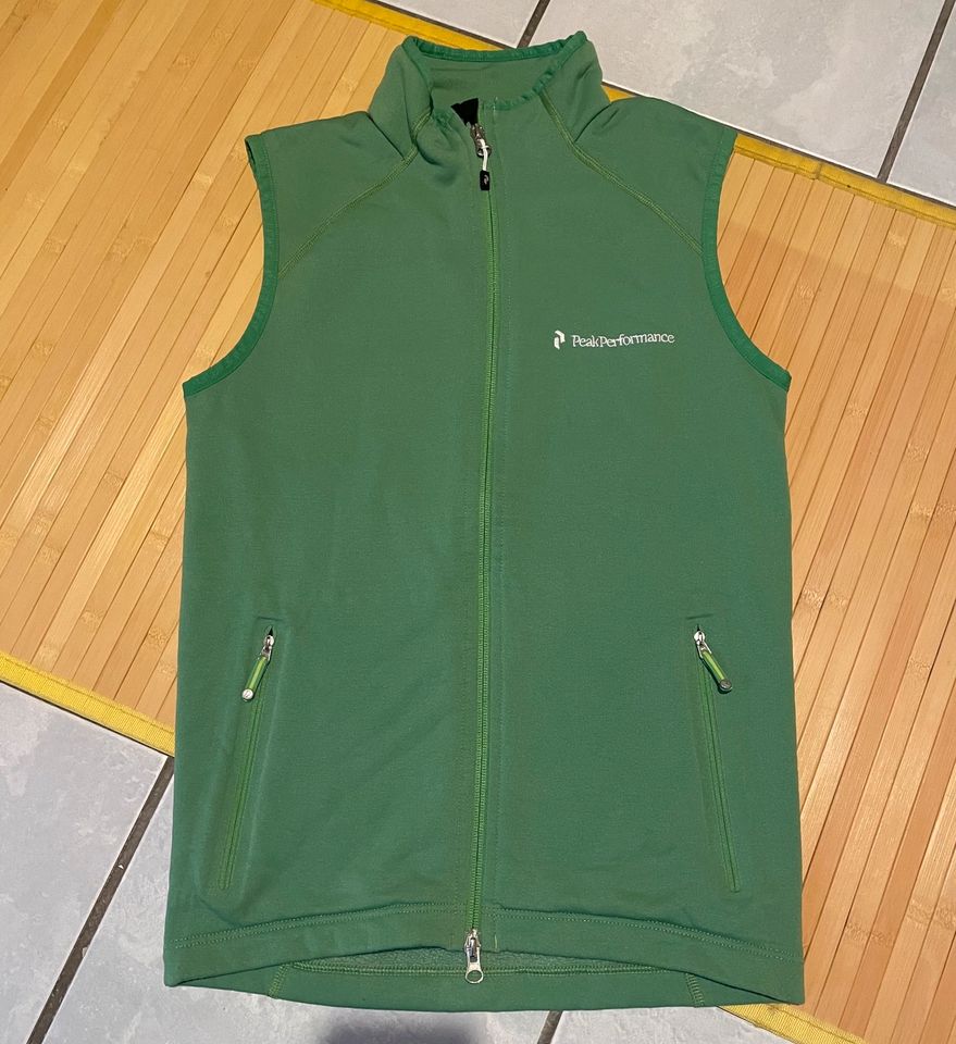 Powerstretch-Weste, Peak Performance, grün, unisex, Gr. S/M in Moosburg a.d. Isar