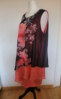 Sommerkleid, Blumenprint, schwarz/pink, Gr.  44 Leipzig - Plagwitz Vorschau