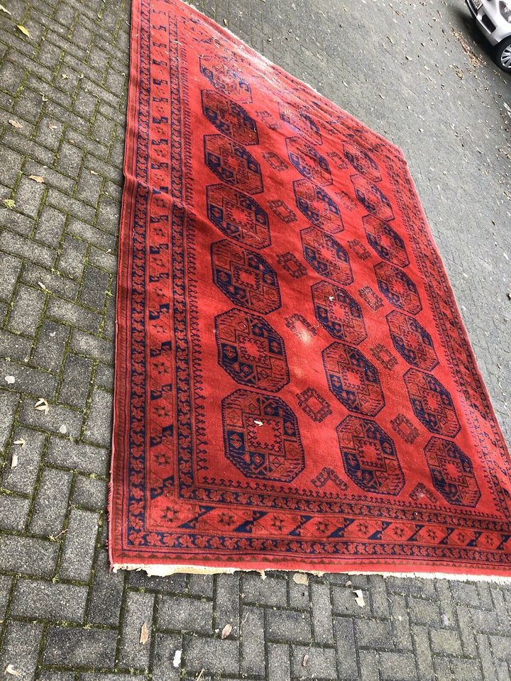 Teppich Orient Persischer Teppich gebraucht Alt Rot Blau in Hürth