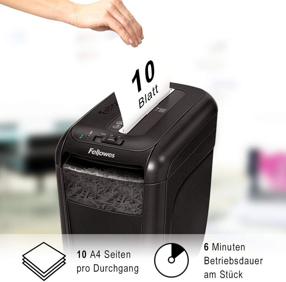 Fellowes Aktenvernichter Powershred 60Cs, Partikelschnitt (P-4) in Speyer