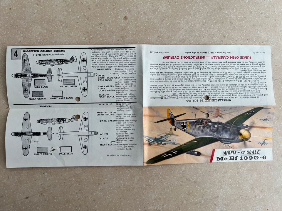 Airfix Modellbau 12 leere Kartons ca 100 Bauanleitungen 1970er in Coesfeld