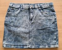 Damenrock Jeansrock H&M divided Gr. 38 blau meliert marmoriert Bad Doberan - Landkreis - Bad Doberan Vorschau