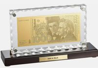 1000 Deutsche Mark 24 Karat Gold Banknote Nostalgie Baden-Württemberg - Mannheim Vorschau