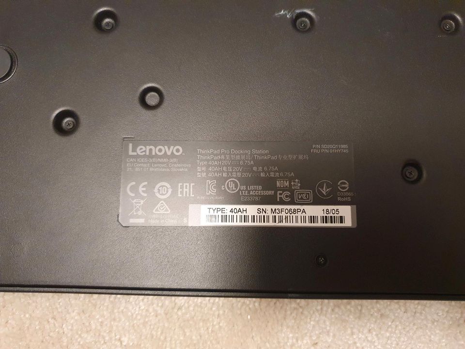 Lenovo Thinkpad Dockingstation USB 3.0 4K in Gehrden