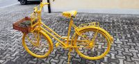 Altes Fahrrad Gelb Gartendeko Blumenfahrrad Deko Retro Bayern - Germaringen Vorschau