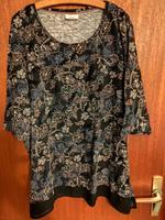 Halbarm Shirt Gr. 56/58 schwarz / geblühmt m. Tüll Niedersachsen - Seesen Vorschau
