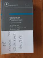 Mercedes PKW Tabellen Buch Oldtimer Baden-Württemberg - Gaggenau Vorschau