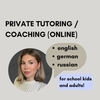 Nachhilfe/ Coaching / private tutoring - ENG, RUS, DEU Berlin - Charlottenburg Vorschau