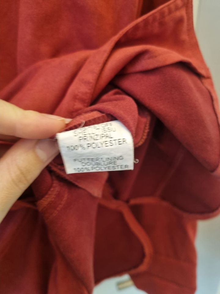 Neuwertig Gr XL Bonita Blazer Übergangsjacke rot Mantel Wildleder in Wettin-Löbejün