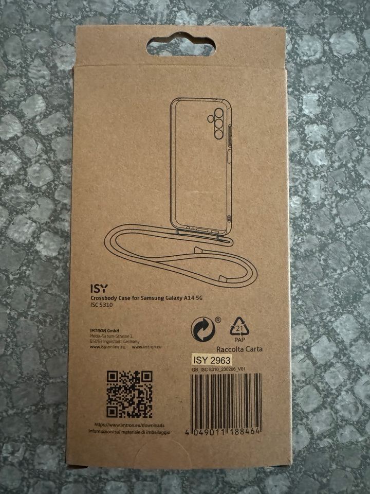 ISY Samsung Galaxy A14 5G Crossbody Hülle in Villmar