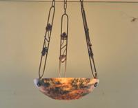 Hängelampe, Leuchte, Lampe mit Schirm, Schirmlampe, Jugenstil-Art Baden-Württemberg - Weikersheim Vorschau