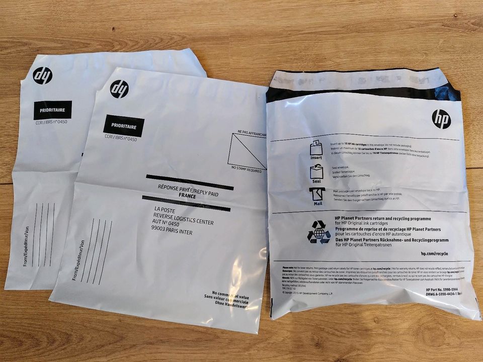 HP Tintenpatronen Recycling Programm: 2 Tüten f.kostenl. Versand in Bayern  - Erlangen | Drucker & Scanner gebraucht kaufen | eBay Kleinanzeigen ist  jetzt Kleinanzeigen