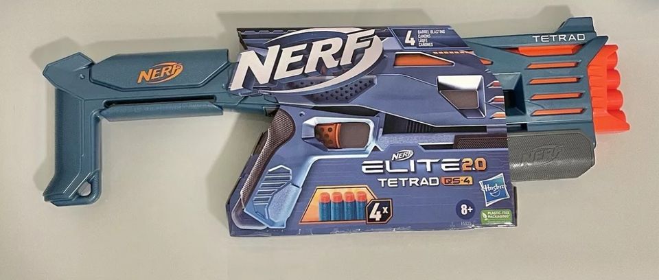 Nerf Gun Elite 2.0 Tetrad QS-4 - NEU OVP in Gau-Algesheim